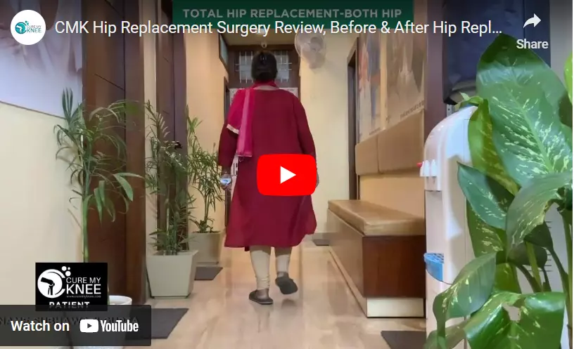 hip replacement surgery patient video thumbnail
